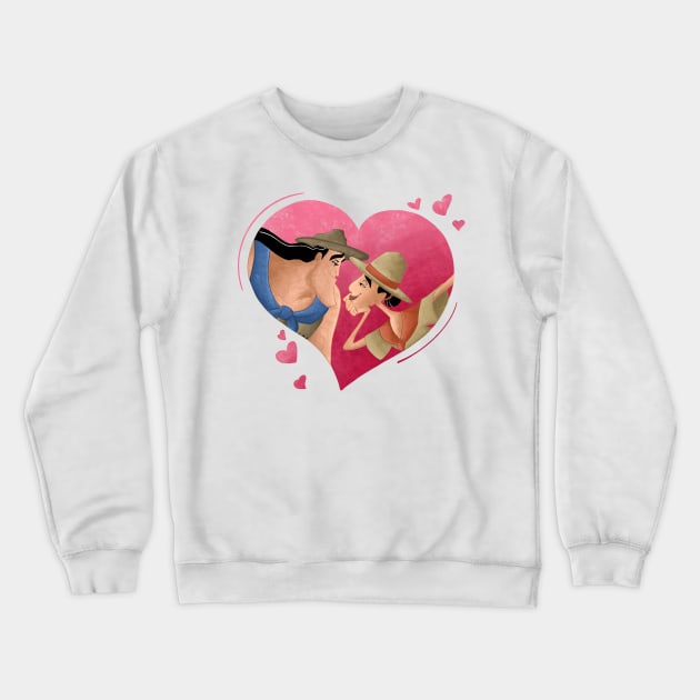 Kronk in love! Crewneck Sweatshirt by MiniMao design